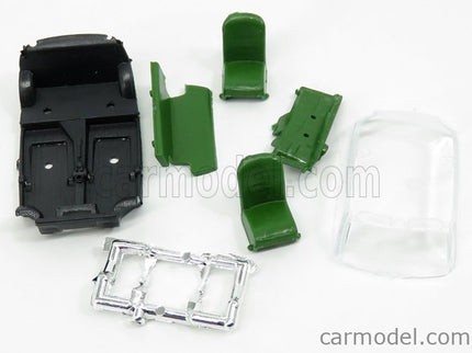 Fiat Model-Kit 500F Tetto Chiuso 1965 1:43 Brumm zelená