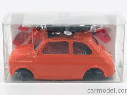 Fiat Model-Kit 500F Tetto Chiuso 1965 1:43 Brumm oranžová