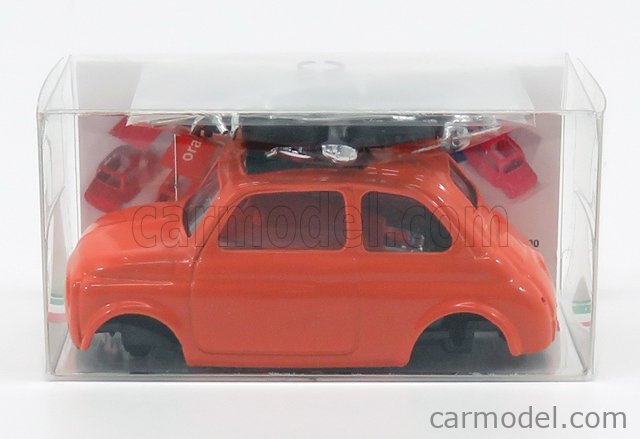 Fiat Model-Kit 500F Tetto Chiuso 1965 1:43 Brumm oranžová