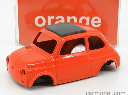 Fiat Model-Kit 500F Tetto Chiuso 1965 1:43 Brumm oranžová