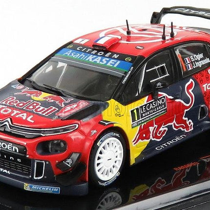 CITROEN | C3 WRC TEAM RED BULL N 1 WINNER RALLY MONTECARLO 2019 S.OGIER - J.INGRASSIA | RED YELLOW GREY