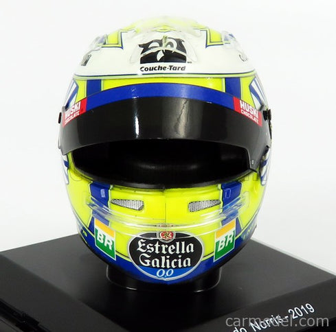 Bell Helmet F1 Helma MCL34 Team Mclaren Sezóna 2019 Lando Norris 1:5 Spark Model žltá modrá