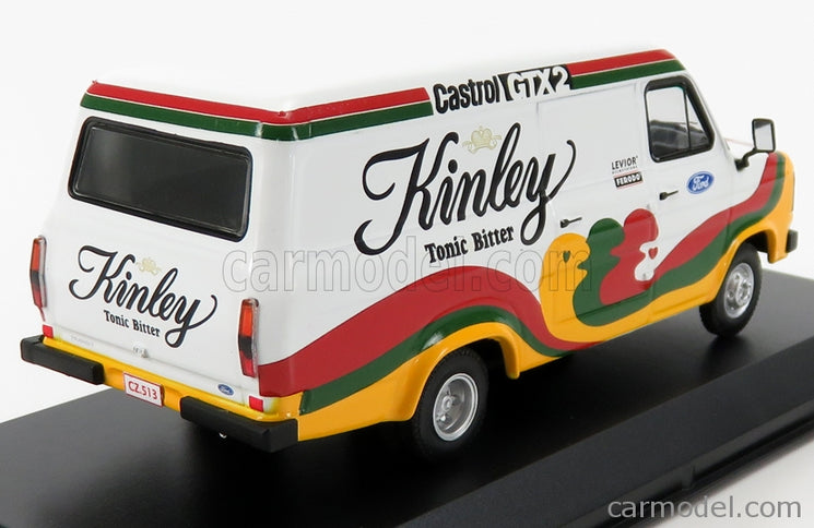 Ford Transit Mkii Van Kinley Team Belgium 1978 1:43 IXO Models biela červená zelená žltá