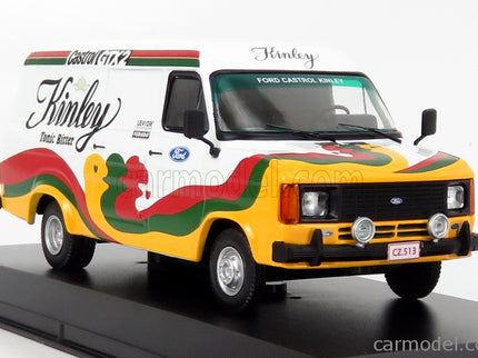 Ford Transit Mkii Van Kinley Team Belgium 1978 1:43 IXO Models biela červená zelená žltá