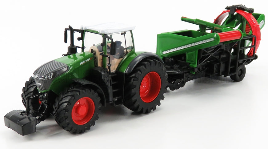 FENDT | VARIO 1050 TRACTOR WITH CULTIVATOR TRAILER 2016 | GREEN GREY RED