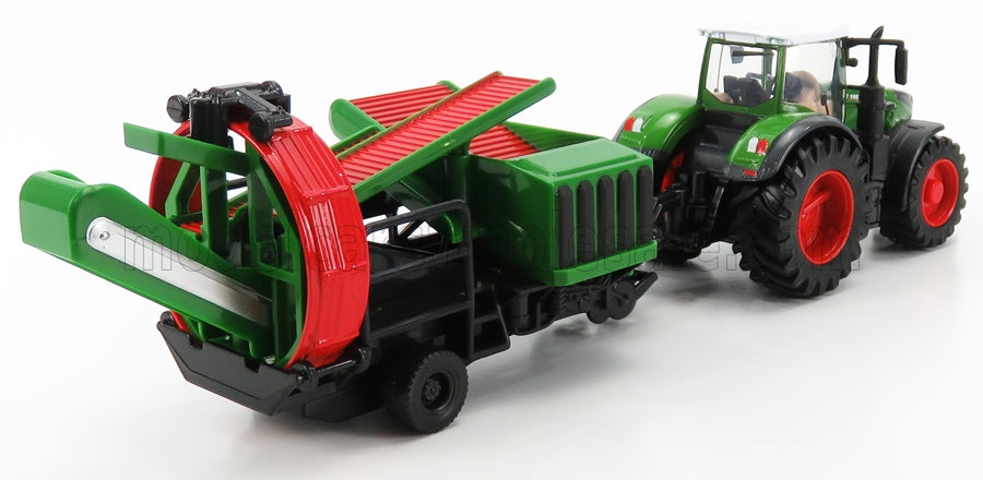FENDT | VARIO 1050 TRACTOR WITH CULTIVATOR TRAILER 2016 | GREEN GREY RED