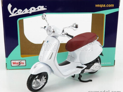 Piaggio Vespa 150 Primavera 2018 1:12 Maisto biela