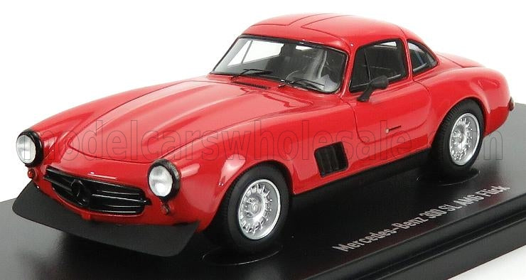 MERCEDES BENZ | 300SL COUPE GULLWING AMG (W198) FLICK 1974 | RED BLACK