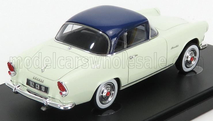 SIMCA | ARONDE PLEIN CIEL FRANCE 1957 | LIGHT GREEN DARK BLUE