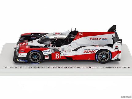 Toyota TS050 2.4L Hybrid Turbo V6 Team Toyota Gazoo Racing N°8 Víťaz 24h Le Mans 2020 S.Buemi - B.Hartley - K.Nakajima 1:43 Spark Model červená biela