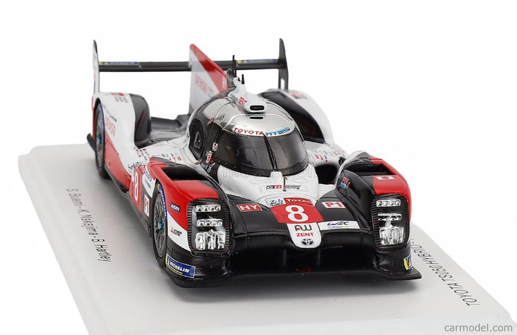 Toyota TS050 2.4L Hybrid Turbo V6 Team Toyota Gazoo Racing N°8 Víťaz 24h Le Mans 2020 S.Buemi - B.Hartley - K.Nakajima 1:43 Spark Model červená biela
