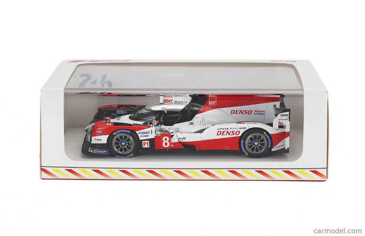 Toyota TS050 2.4L Hybrid Turbo V6 Team Toyota Gazoo Racing N°8 Víťaz 24h Le Mans 2020 S.Buemi - B.Hartley - K.Nakajima 1:43 Spark Model červená biela