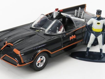 BATMAN | BATMOBILE 1966 - CLASSIC TV SERIES WITH BATMAN FIGURE | BLACK RED