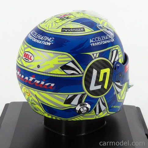Bell Helmet F1 Helma MCL35 Team Mclaren Sezóna 2020 Lando Norris 1:5 Spark Model žltá modrá
