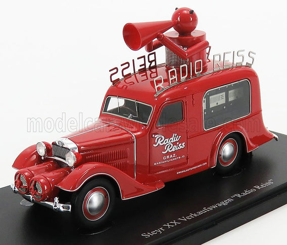 STEYR | XX VERSUCHSWAGEN - RADIO REISS - AUSTRIA 1929 | RED