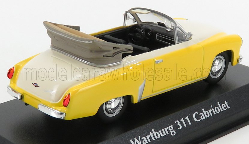 WARTBURG | A311 CABRIOLET 1958 | YELLOW WHITE