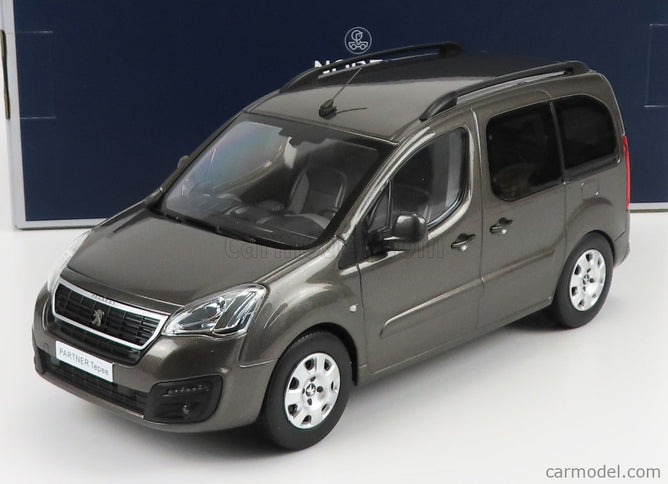 Peugeot Partner 2018 1:18 Norev Moka hnedá