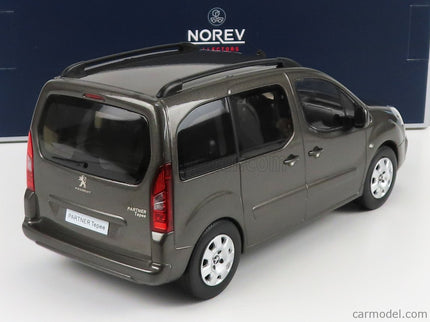 Peugeot Partner 2018 1:18 Norev Moka hnedá