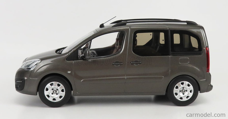Peugeot Partner 2018 1:18 Norev Moka hnedá