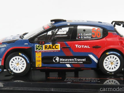 Citroen C3 R5 N°56 Rally Catalunya 2019 E.Camilli - B.Eillas 1:43 IXO Models červená modrá