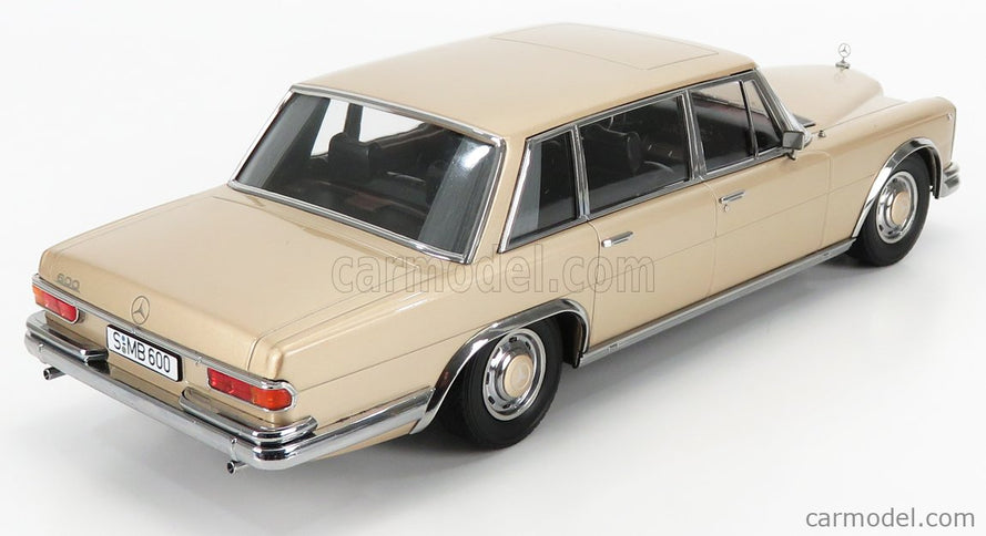 Mercedes Benz S-Class 600 Pullman (W100) 1963 1:18 KK Scale zlatá metalická
