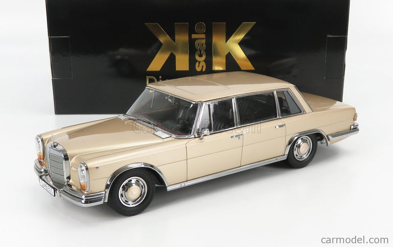 Mercedes Benz S-Class 600 Pullman (W100) 1963 1:18 KK Scale zlatá metalická