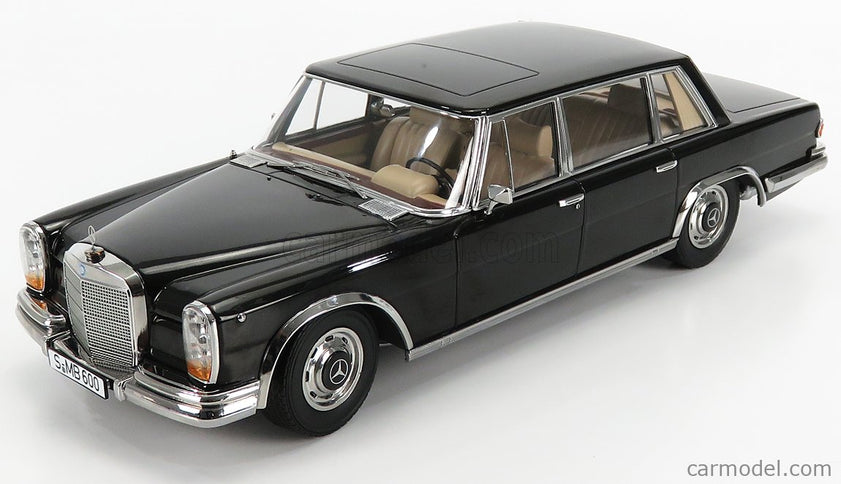 Mercedes Benz S-Class 600 Pullman (W100) 1963 1:18 KK Scale čierna