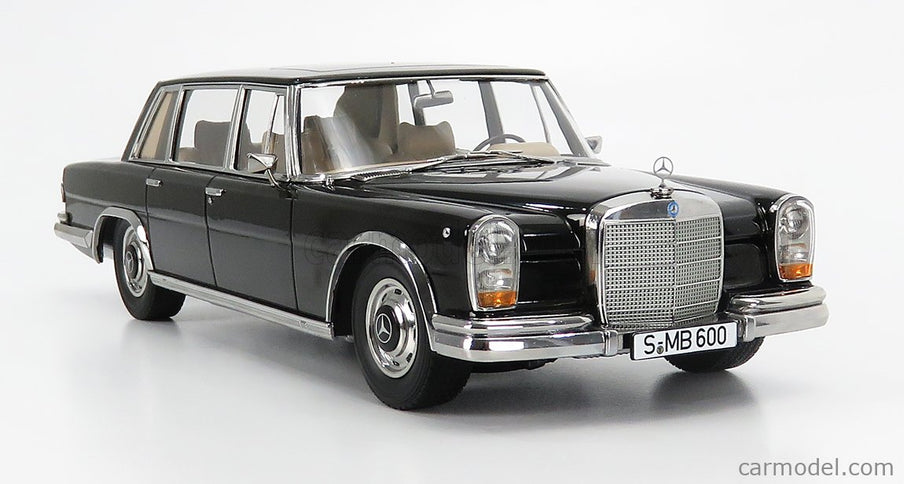 Mercedes Benz S-Class 600 Pullman (W100) 1963 1:18 KK Scale čierna