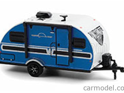 Trailer Winnebago Winnie Drop Roulotte 2017 1:64 Greenlight modrá biela