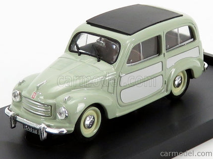 Fiat 500C Belvedere Chiusa 1951 1:43 Brumm Very svetlozelená sivá
