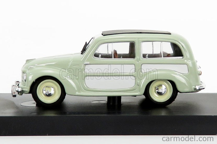 Fiat 500C Belvedere Chiusa 1951 1:43 Brumm Very svetlozelená sivá