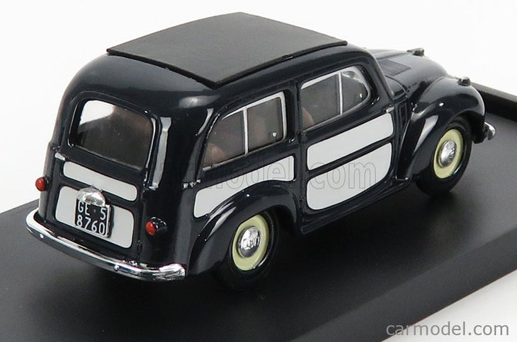 Fiat 500C Belvedere Chiusa 1951 1:43 Brumm modrá sivá
