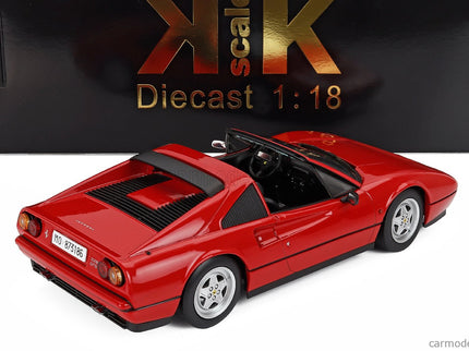 Ferrari 328 GTS Spider With Removable Hard-Top 1985 1:18 KK Scale červená