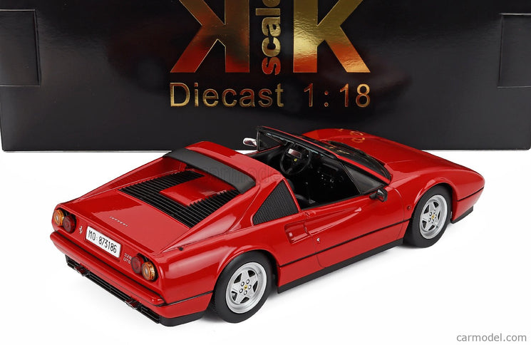 Ferrari 328 GTS Spider With Removable Hard-Top 1985 1:18 KK Scale červená