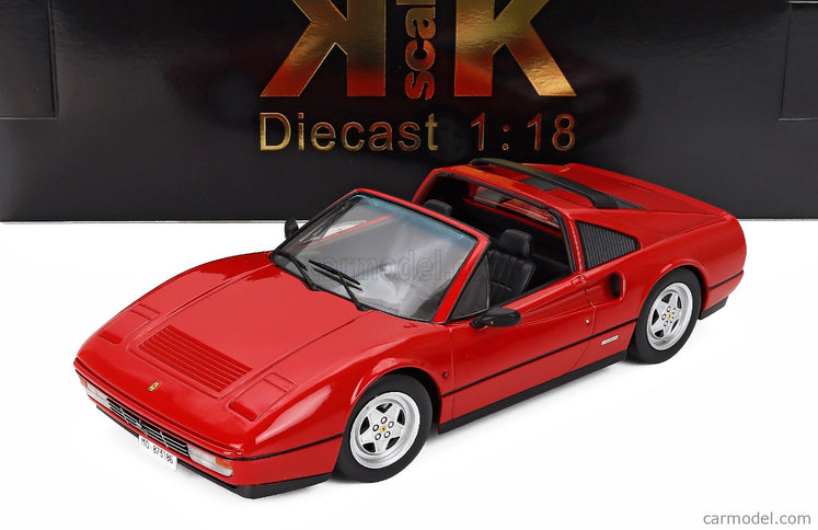Ferrari 328 GTS Spider With Removable Hard-Top 1985 1:18 KK Scale červená