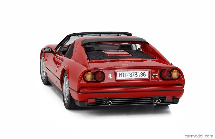 Ferrari 328 GTS Spider With Removable Hard-Top 1985 1:18 KK Scale červená
