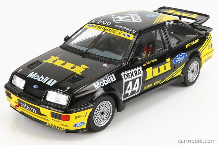 Ford Sierra RS500 Cosworth N°44 24h Nurburgring 1989 V.Weidler 1:18 Solido čierna žltá
