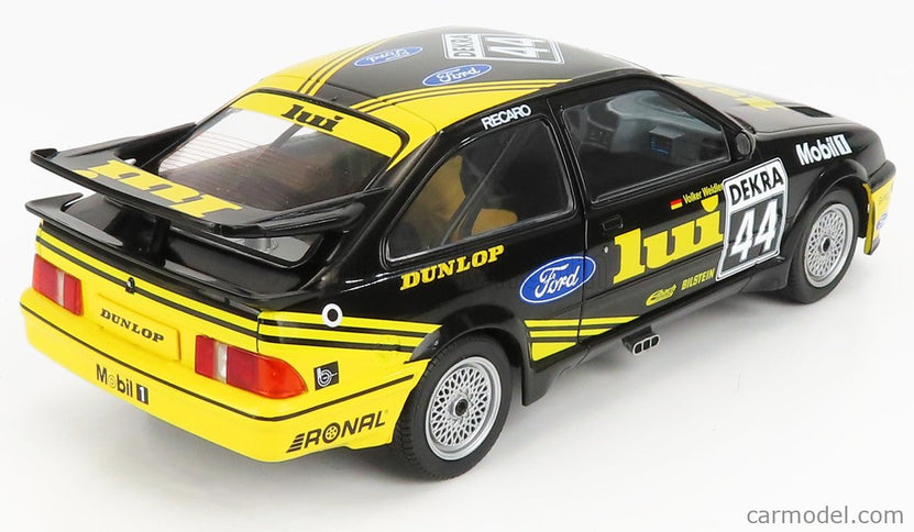 Ford Sierra RS500 Cosworth N°44 24h Nurburgring 1989 V.Weidler 1:18 Solido čierna žltá