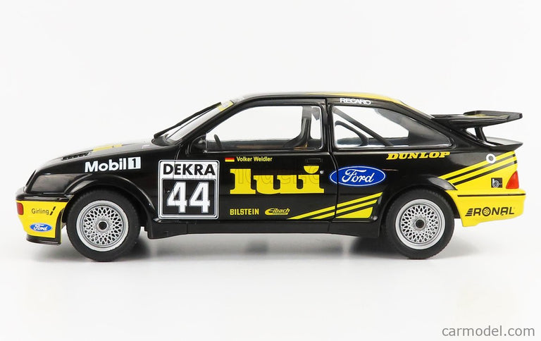 Ford Sierra RS500 Cosworth N°44 24h Nurburgring 1989 V.Weidler 1:18 Solido čierna žltá
