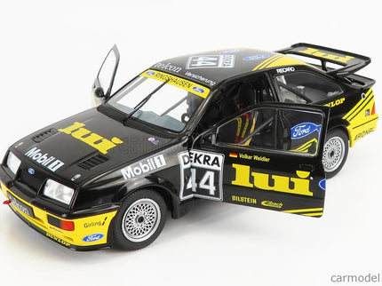 Ford Sierra RS500 Cosworth N°44 24h Nurburgring 1989 V.Weidler 1:18 Solido čierna žltá