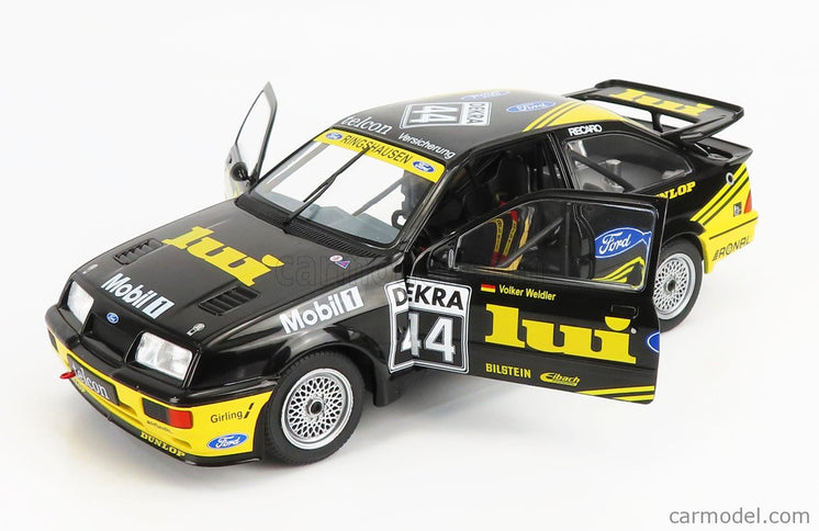 Ford Sierra RS500 Cosworth N°44 24h Nurburgring 1989 V.Weidler 1:18 Solido čierna žltá