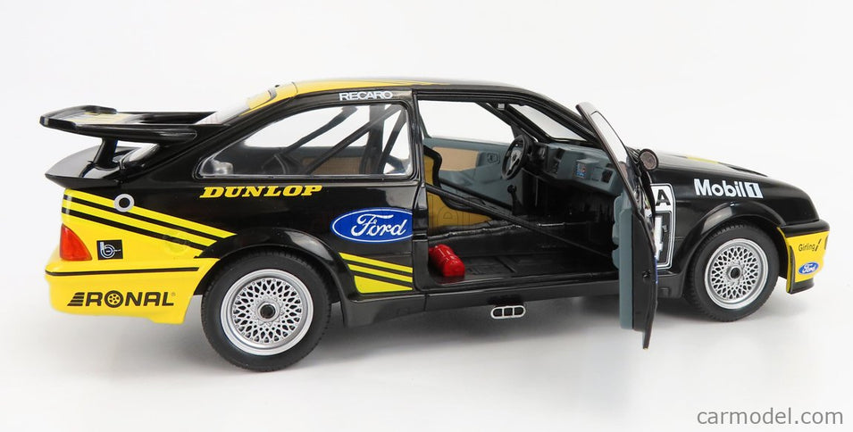 Ford Sierra RS500 Cosworth N°44 24h Nurburgring 1989 V.Weidler 1:18 Solido čierna žltá