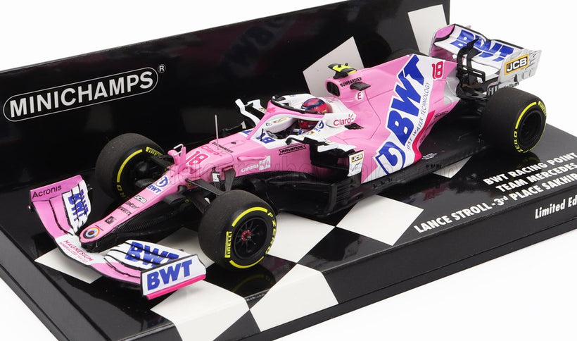 MERCEDES BWT | F1  RP20 TEAM SPORTPESA RACING POINT N 18 3rd SAKHIR GP 2020 L.STROLL | PINK MATT BLUE