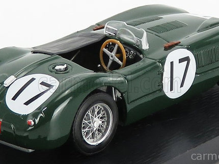 Jaguar C-Type 3.4L S6 Team Jaguar Cars Ltd N°17 2. Miesto 24h Le Mans 1953 Stirling Moss - Peter Walker 1:43 Brumm British Racing zelená