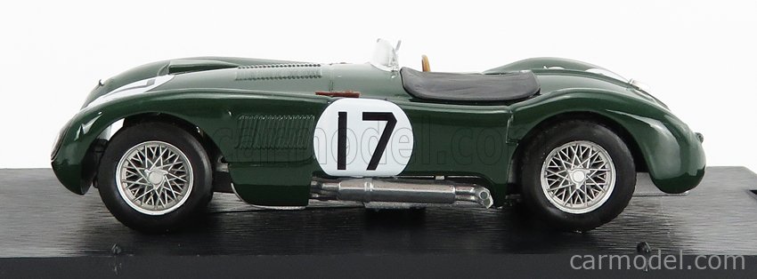 Jaguar C-Type 3.4L S6 Team Jaguar Cars Ltd N°17 2. Miesto 24h Le Mans 1953 Stirling Moss - Peter Walker 1:43 Brumm British Racing zelená