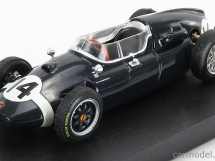 Cooper F1 T51 Víťaz Italy GP 1959 N°14 S.Moss 1:43 Brumm modrá