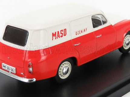 SKODA | 1202 VAN MASO 1965 | RED WHITE