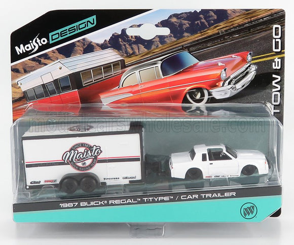 BUICK | REGAL WITH TRAILER 1987 | WHITE BLACK