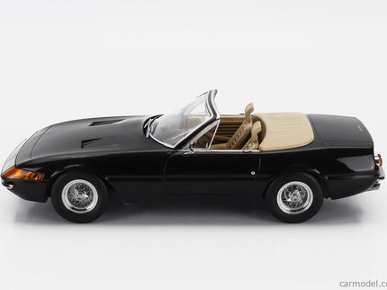 Ferrari 365 GTS Daytona Spider 1-SERIES Open USA Version 1969 1:18 KK Scale čierna