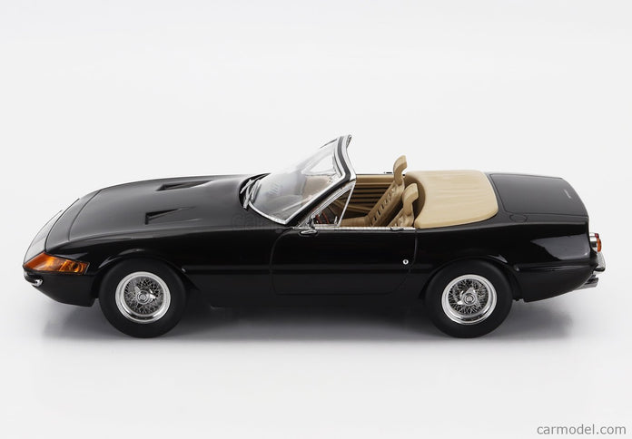 Ferrari 365 GTS Daytona Spider 1-SERIES Open USA Version 1969 1:18 KK Scale čierna